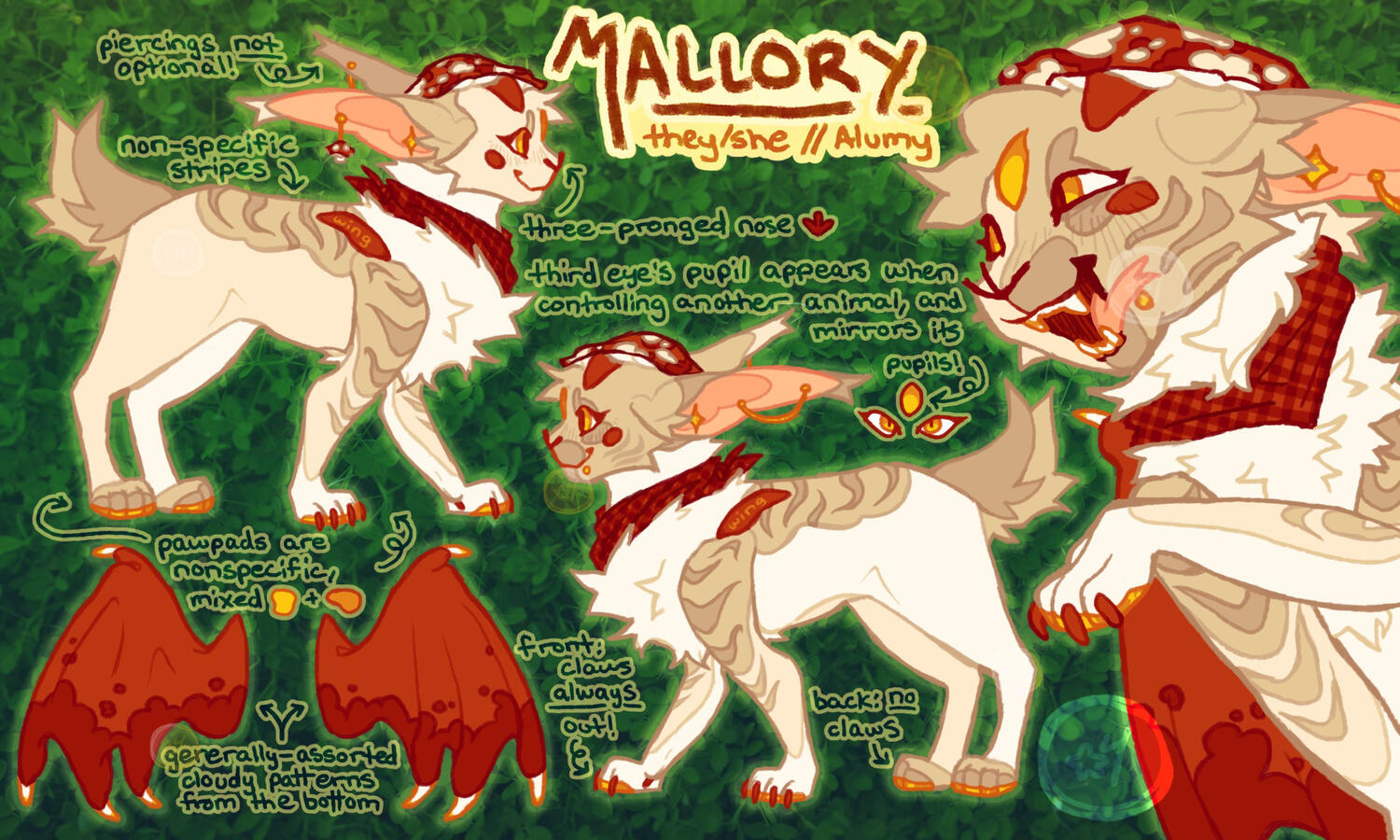 Personal character: reference sheet w/ simple background